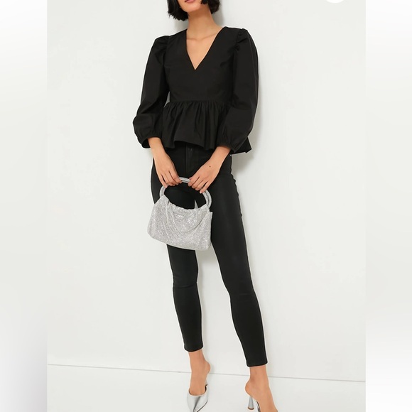 HYACINTH HOUSE Black Puff Sleeve Elaina Blouse - Picture 6 of 11